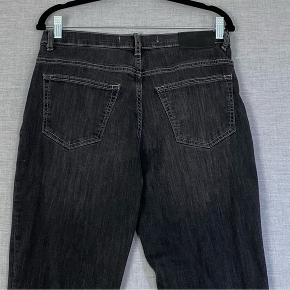 Denver Hayes Classic Jeans Mens 30W Black Denim Straight Leg Factory Fade - Picture 4 of 11